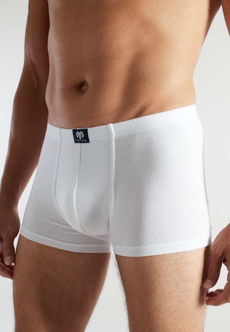 Herren Short-Pants weiß uni 2er Pack
