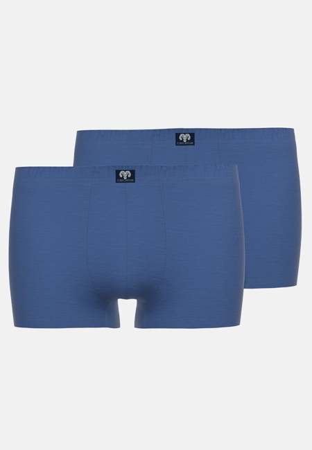 Herren Short-Pants blau uni 2er Pack