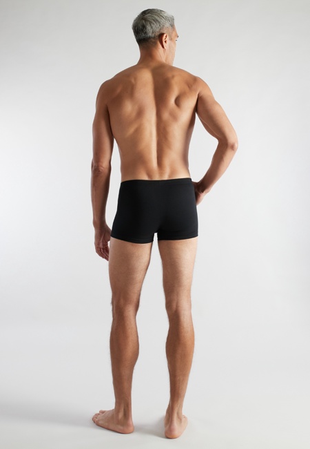 Herren Short-Pants schwarz uni 2er Pack