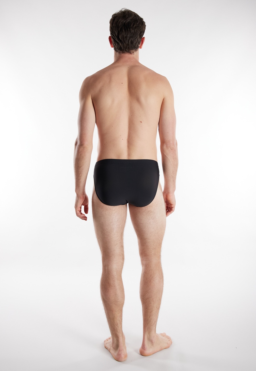 TOM TAILOR Herren Slip schwarz längsgestreift