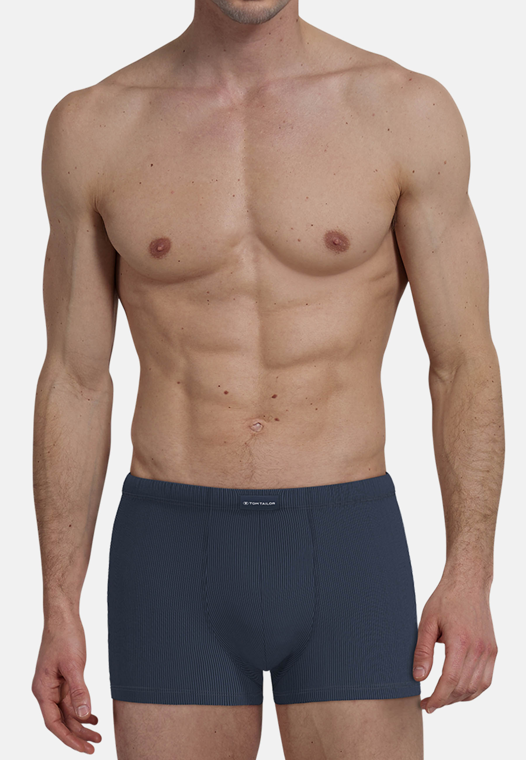 TOM TAILOR Herren Hip Pants blau längsgestreift