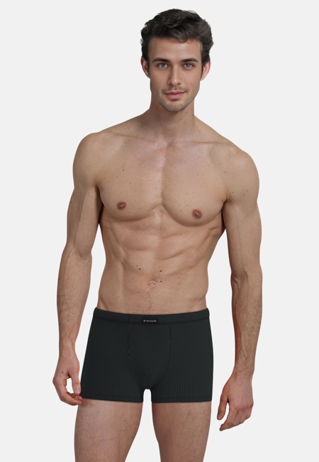 TOM TAILOR Herren Hip Pants schwarz längsgestreift