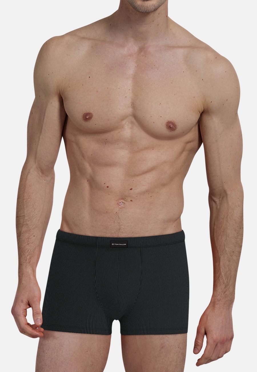 TOM TAILOR Herren Hip Pants schwarz längsgestreift