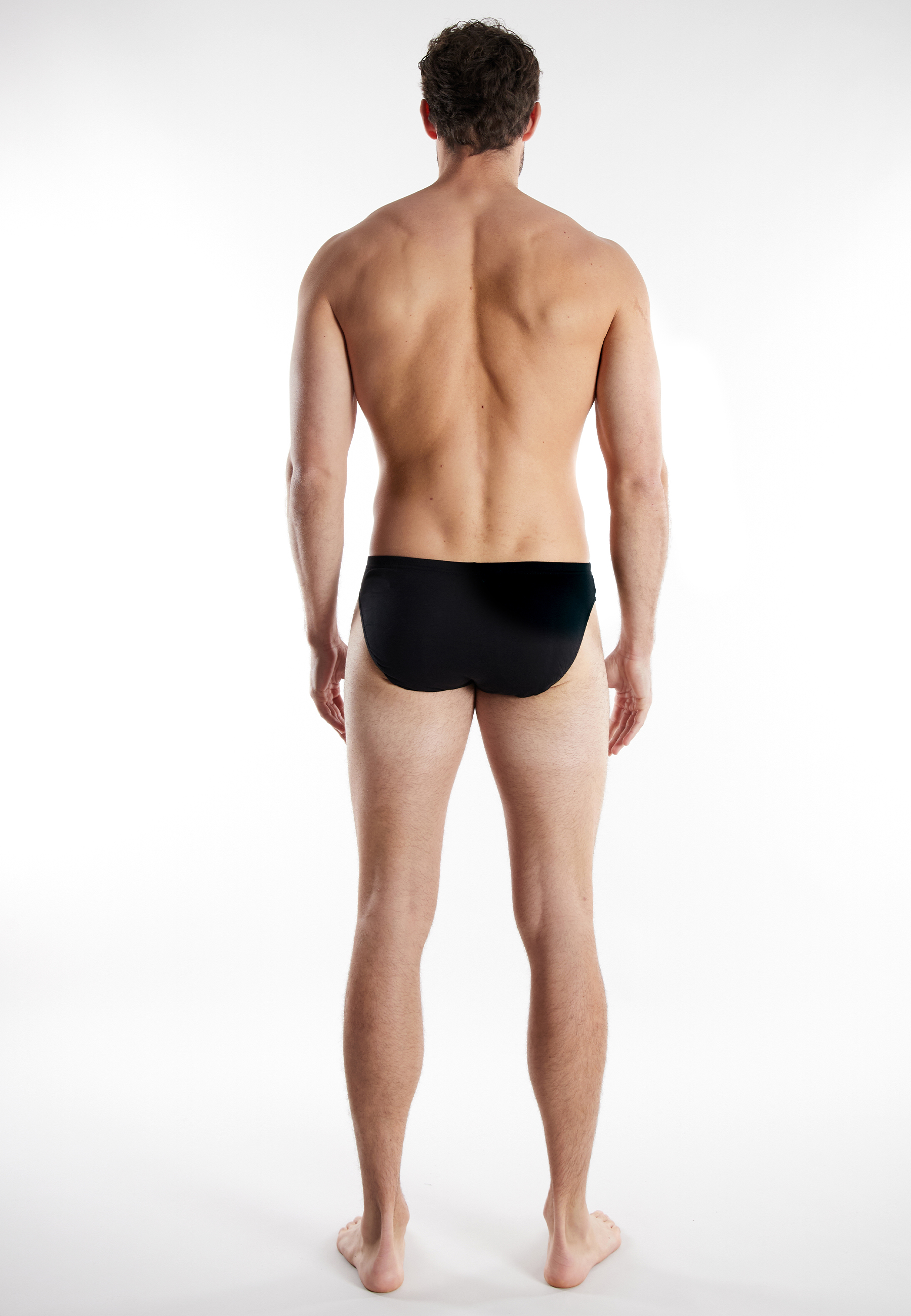 Herren Mini-Slip schwarz uni 5er Pack