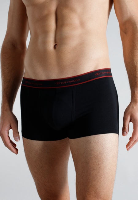 TOM TAILOR Herren Pants rot uni 2er Pack