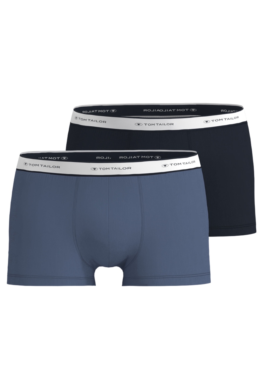 TOM TAILOR Herren Pants blau uni 2er Pack