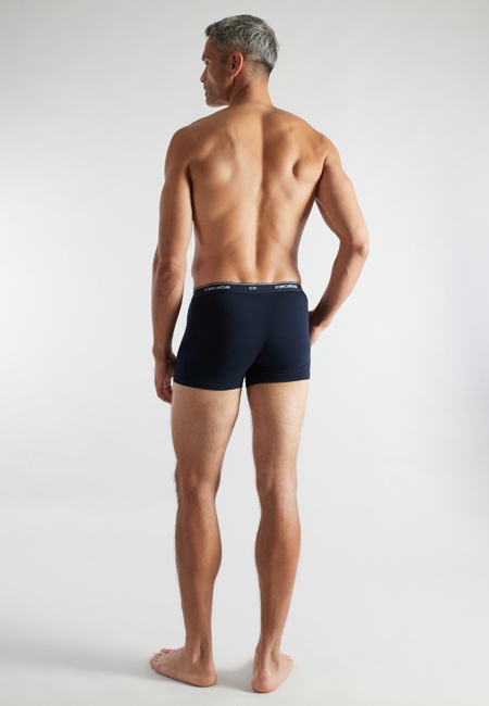 CECEBA Herren Pants blau uni 2er Pack