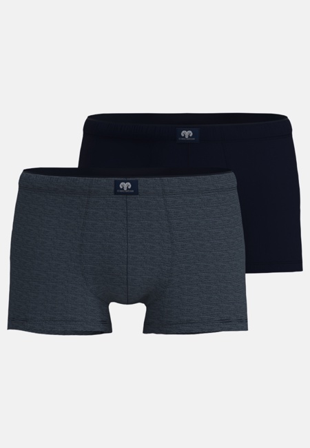 Herren Pants blau quergestreift 2er Pack