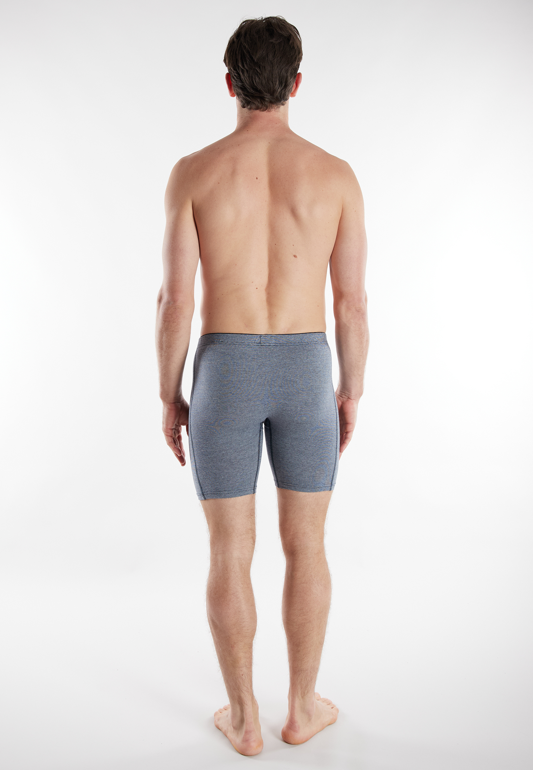 Herren Cyclist blau quergestreift 2er Pack