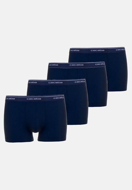 CECEBA Herren Pants blau uni 4er Pack