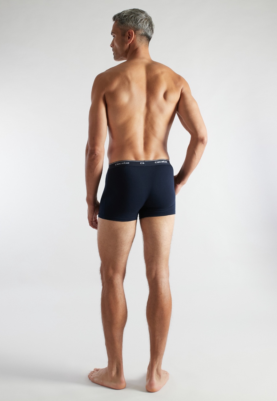 CECEBA Herren Pants blau uni 4er Pack