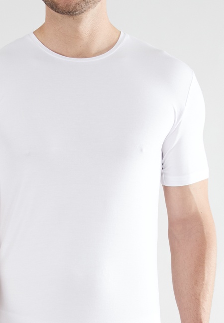 CECEBA Herren Shirt weiß uni 2er Pack