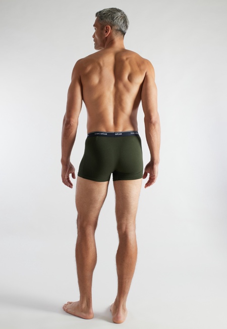 CECEBA Herren Pants grün uni 2er Pack