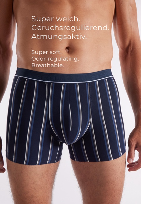 CECEBA Herren Pants blau längsgestreift 2er Pack