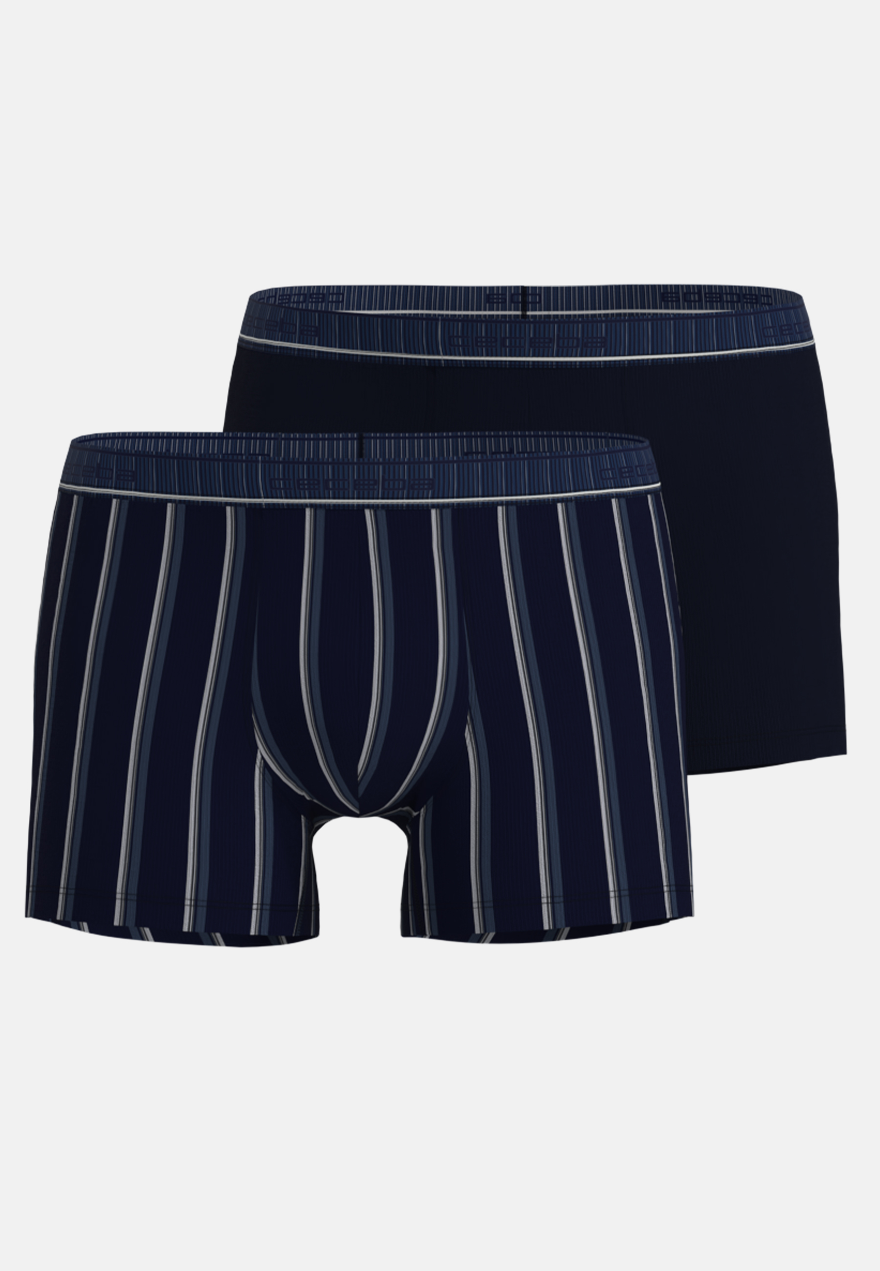 CECEBA Herren Pants blau längsgestreift 2er Pack