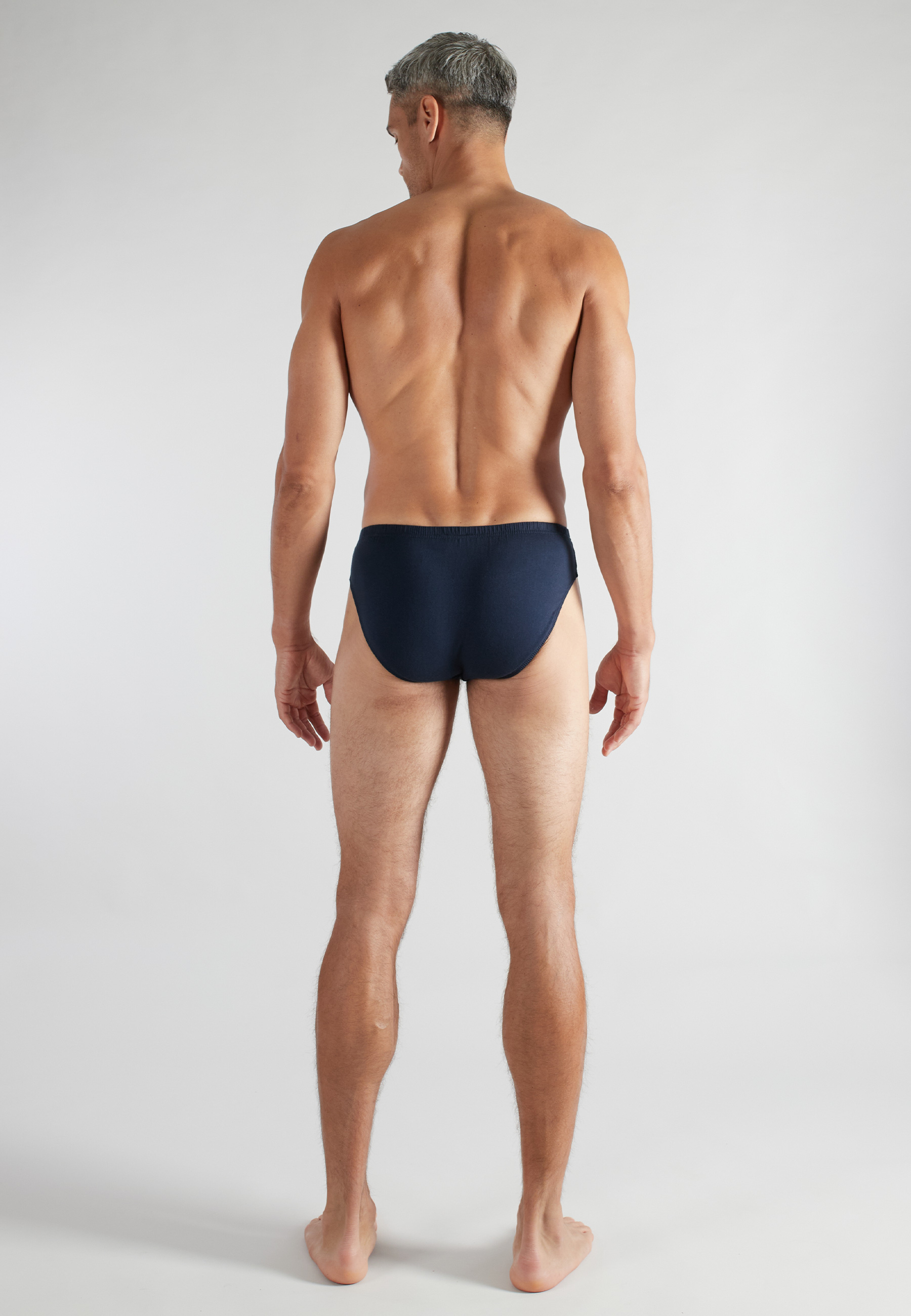 CECEBA Herren Sport-Slip blau uni 7er Pack