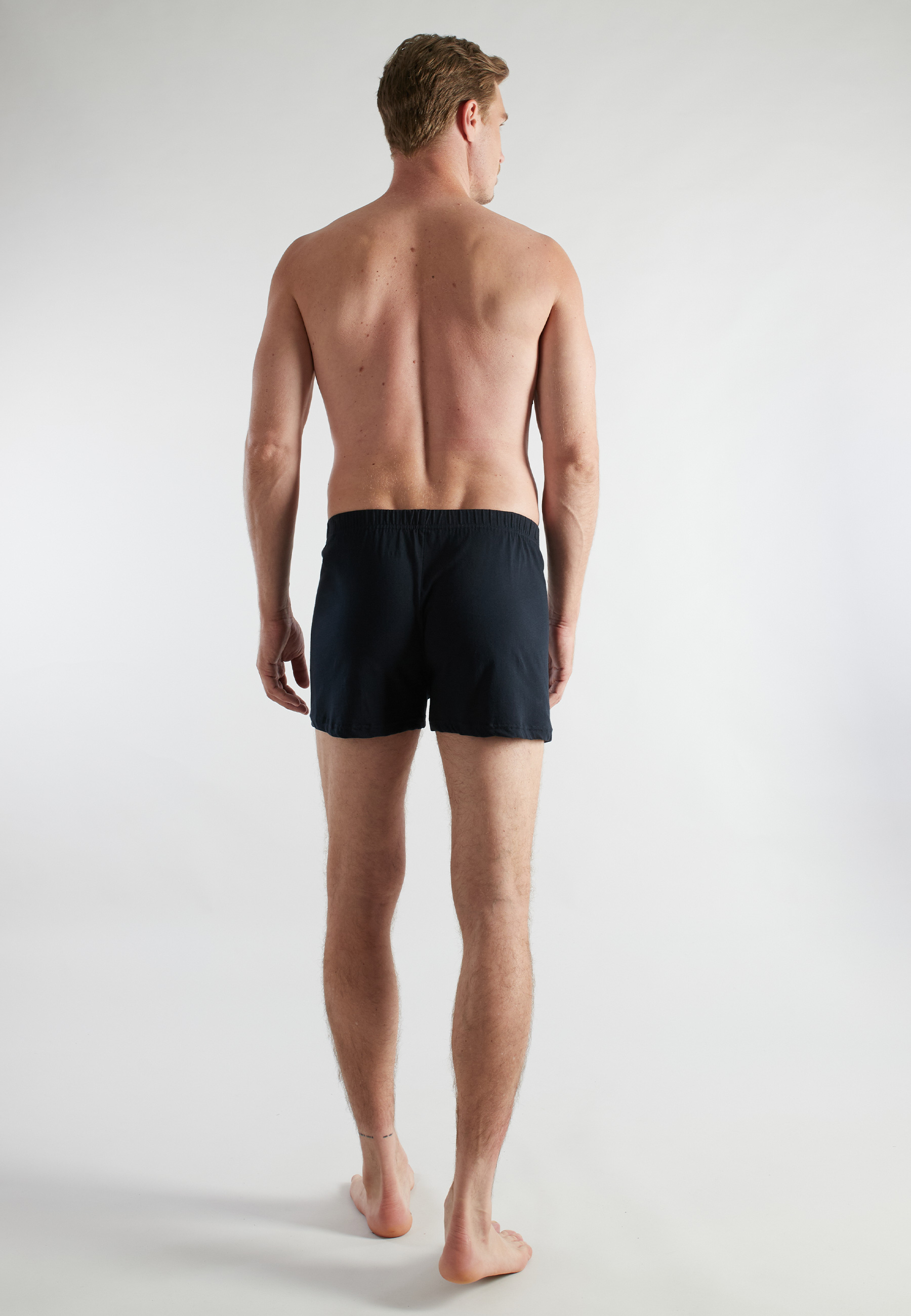CECEBA Herren Boxershort schwarz uni 5er Pack