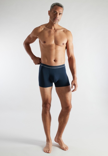 CECEBA Herren Pants blau uni 2er Pack