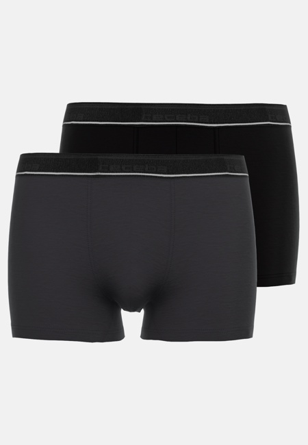 CECEBA Herren Pants grau uni 2er Pack
