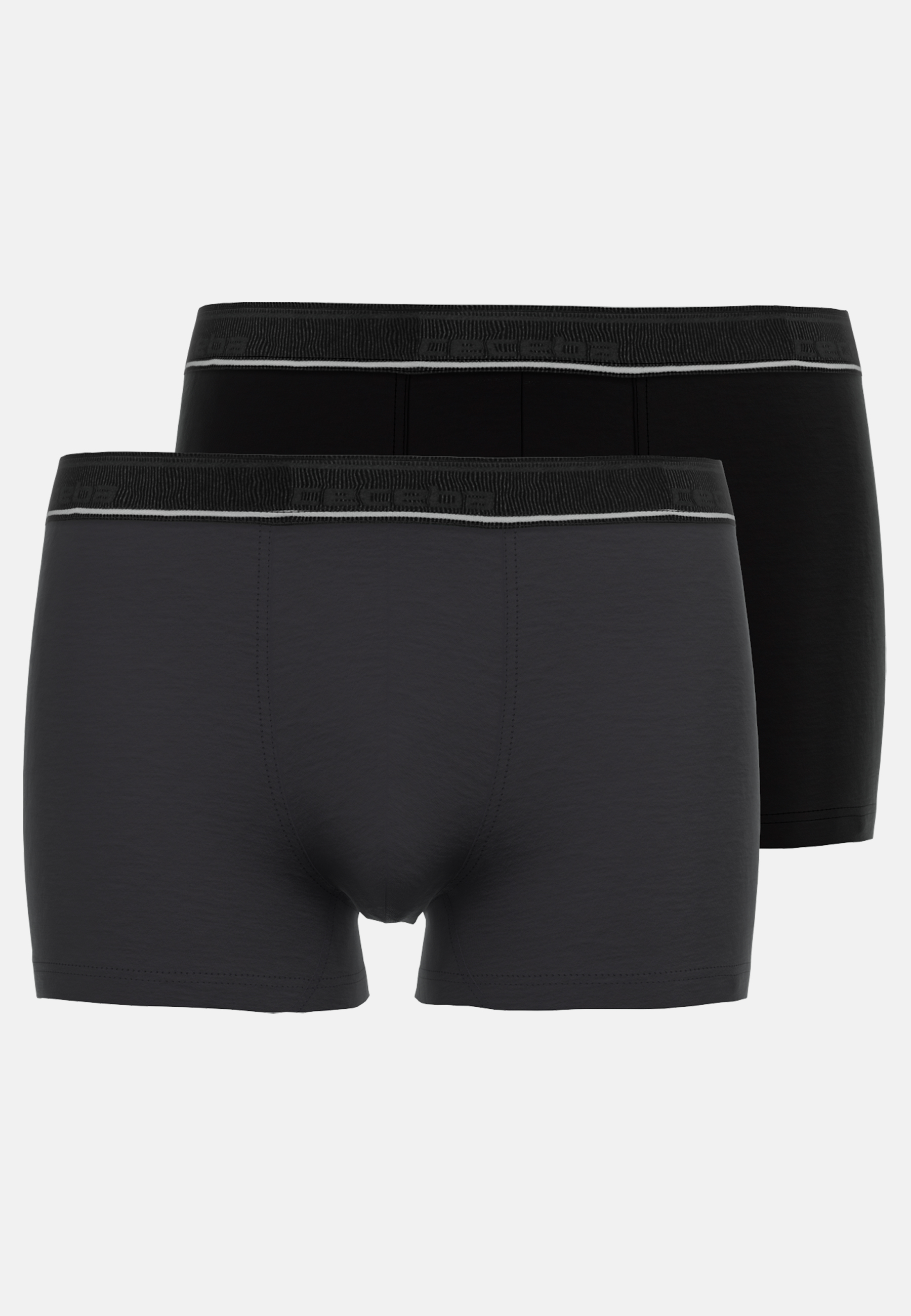 CECEBA Herren Pants grau uni 2er Pack