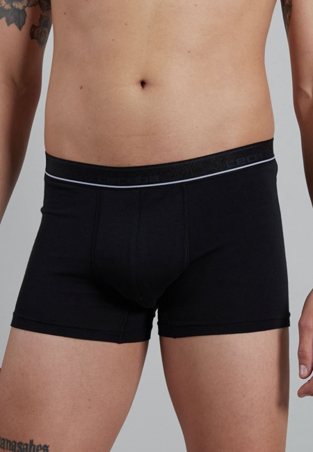 CECEBA Herren Pants schwarz uni 2er Pack