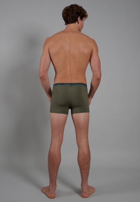 CECEBA Herren Pants grün quergestreift 2er Pack