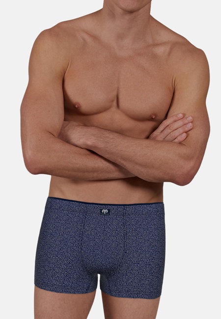 CECEBA Herren Pants blau uni 2er Pack