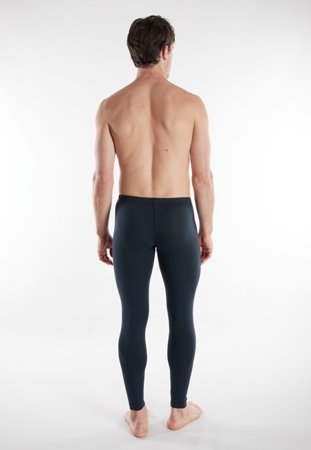 CECEBA Herren lange Unterhose blau quergestreift
