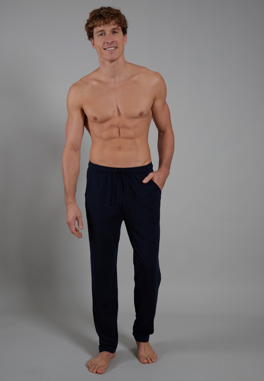 CECEBA Herren Lange-Hose blau