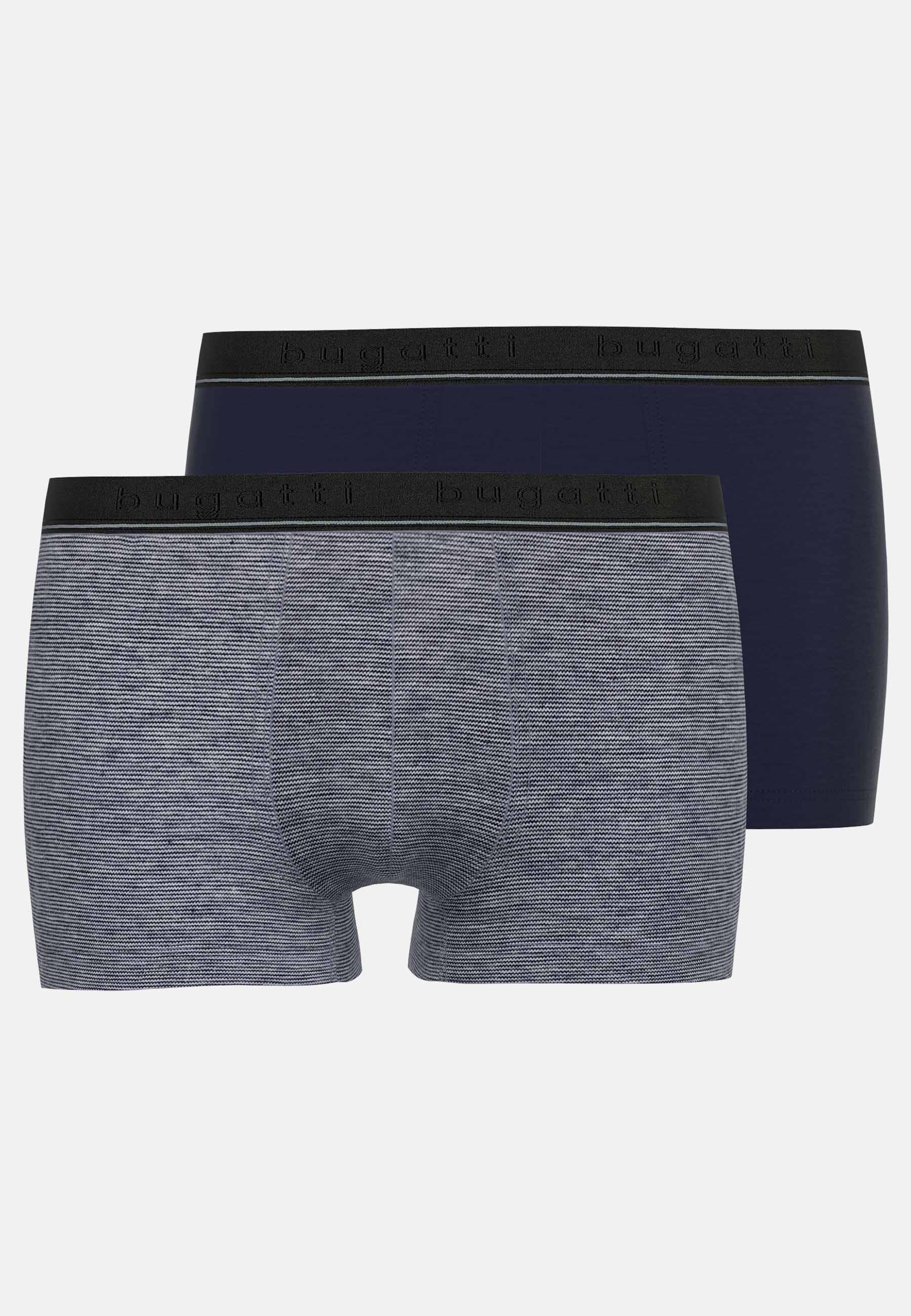 BUGATTI Herren Pants blau längsgestreift 2er Pack