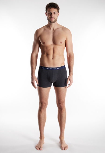 BUGATTI Herren Pants grau uni 3er Pack
