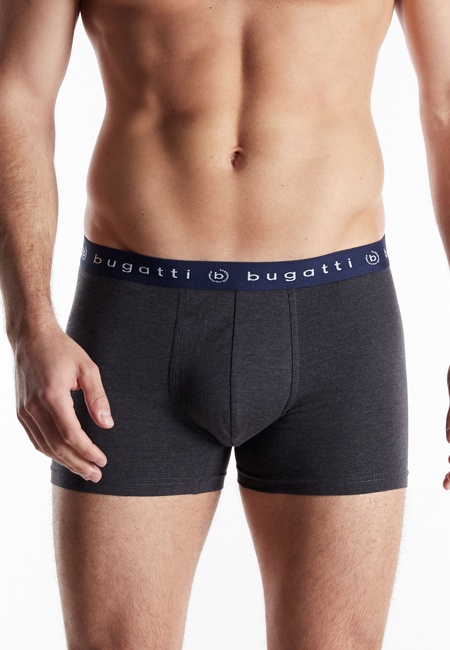 BUGATTI Herren Pants grau uni 3er Pack
