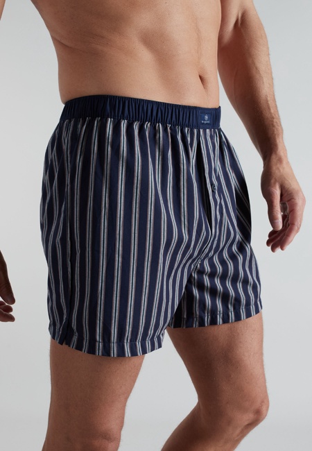 BUGATTI Herren Boxershort blau bedruckt 2er Pack