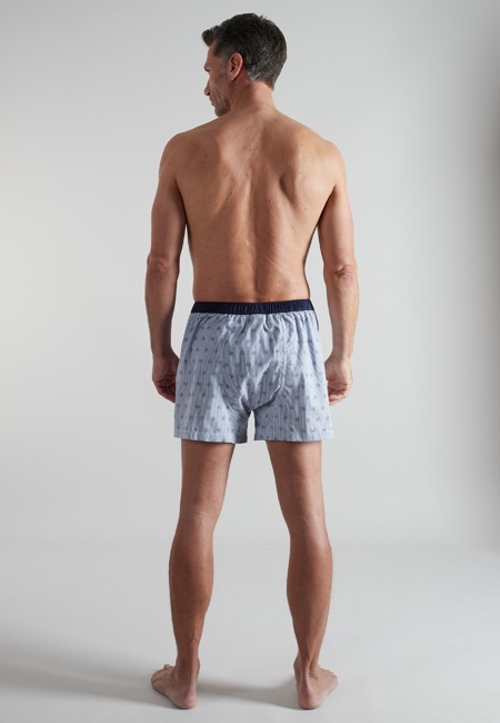BUGATTI Herren Boxershort blau bedruckt 2er Pack
