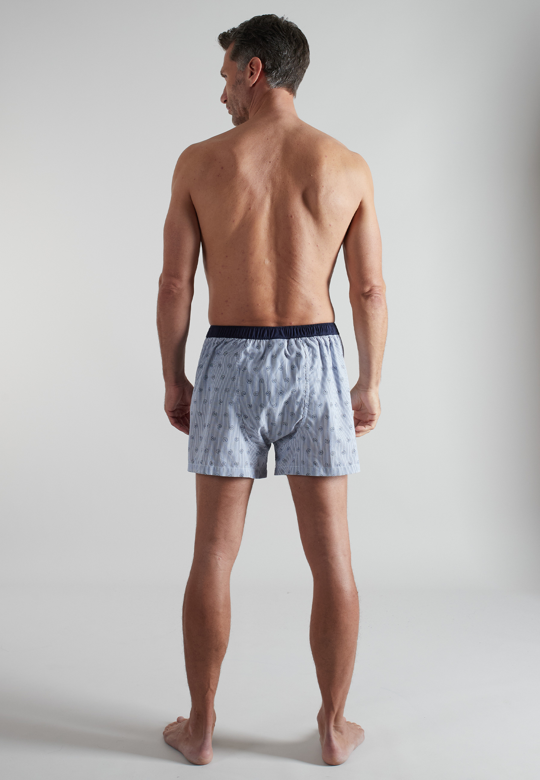 BUGATTI Herren Boxershort blau bedruckt 2er Pack
