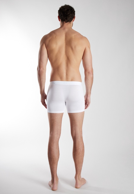 BUGATTI Herren Long-Pants weiß uni