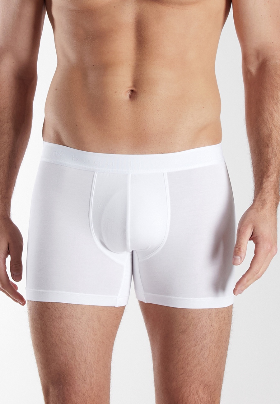 BUGATTI Herren Long-Pants weiß uni