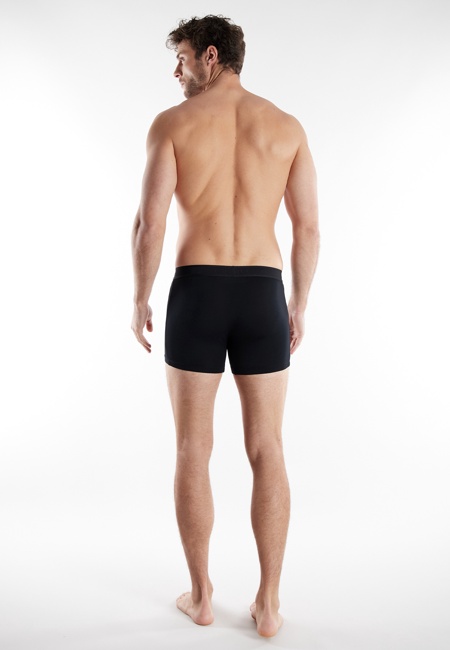 BUGATTI Herren Long-Pants schwarz uni