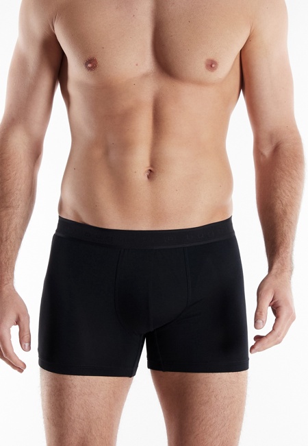 BUGATTI Herren Long-Pants schwarz uni