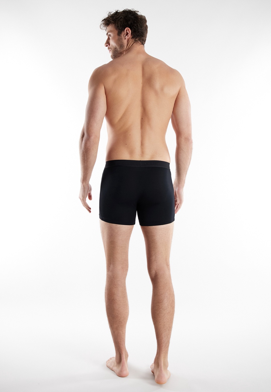 BUGATTI Herren Long-Pants schwarz uni