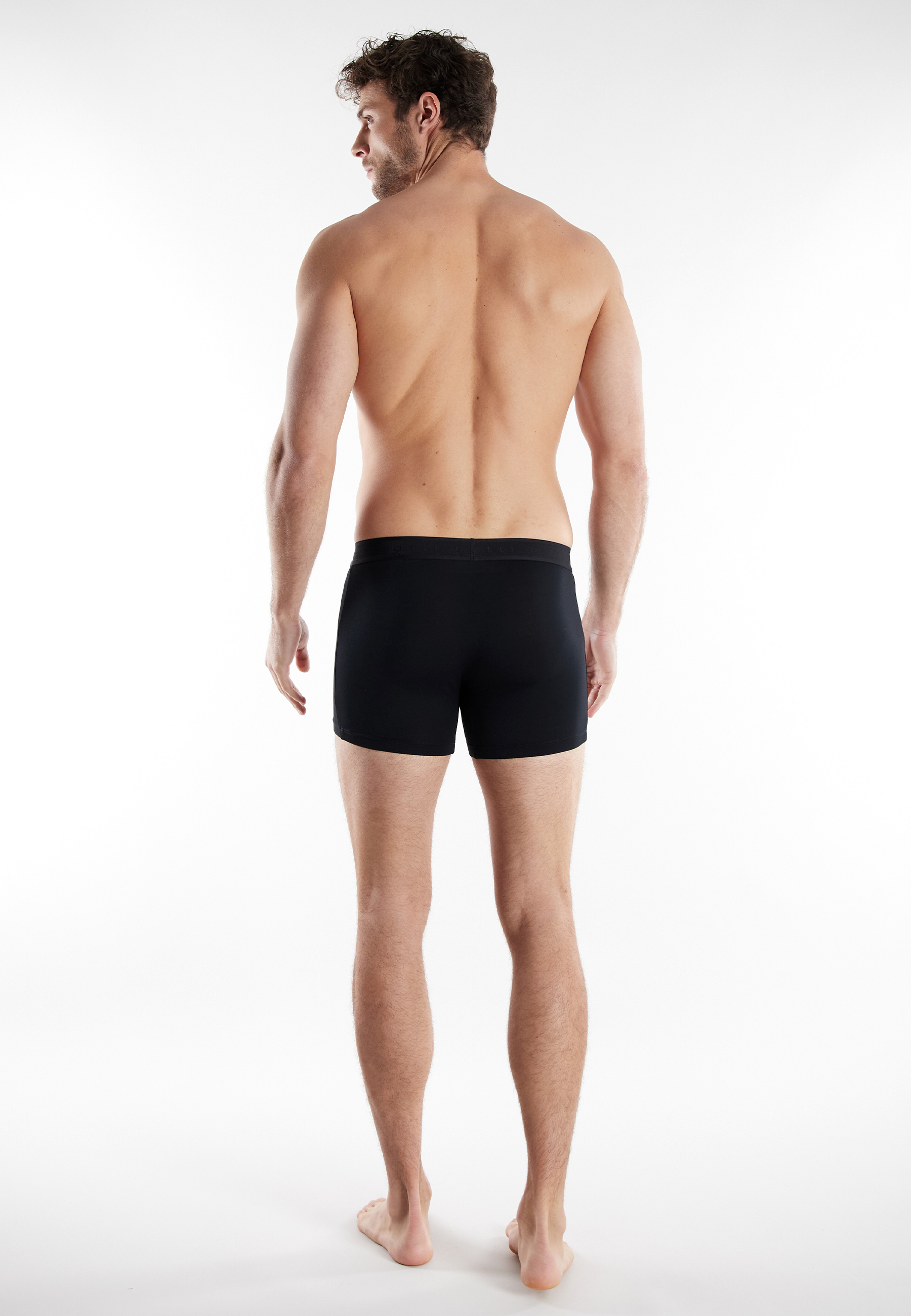 BUGATTI Herren Long-Pants schwarz uni