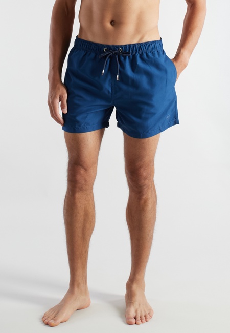 BUGATTI Herren Badeshorts blau uni