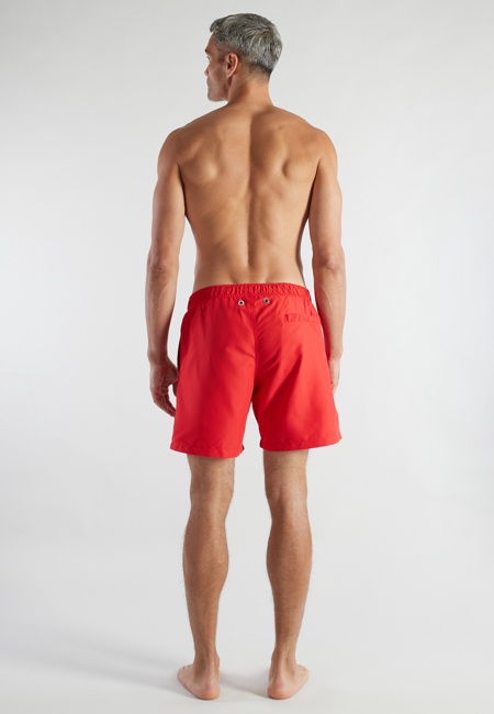 BUGATTI Herren Badeshorts rot uni
