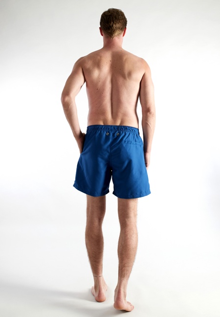 BUGATTI Herren Badeshorts blau uni