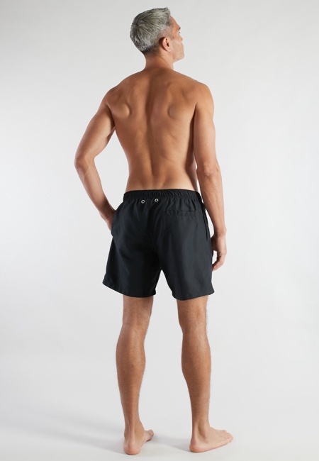 BUGATTI Herren Badeshorts schwarz uni