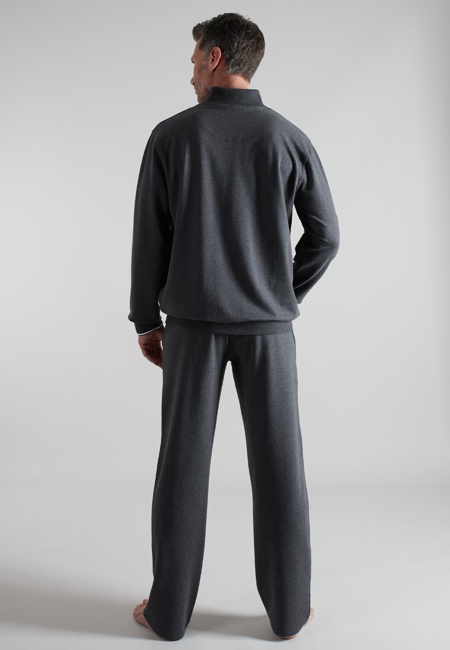 BUGATTI Herren Trainingsanzug grau uni