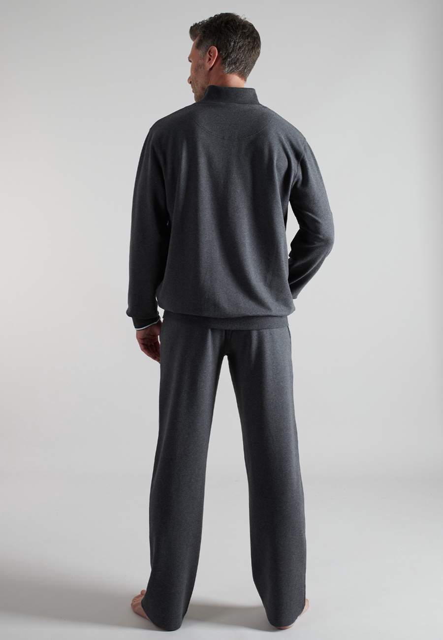BUGATTI Herren Trainingsanzug grau uni