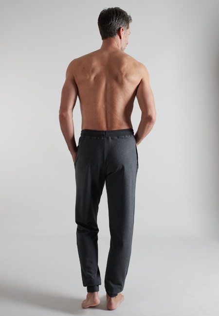 BUGATTI Herren Lange-Hose grau uni