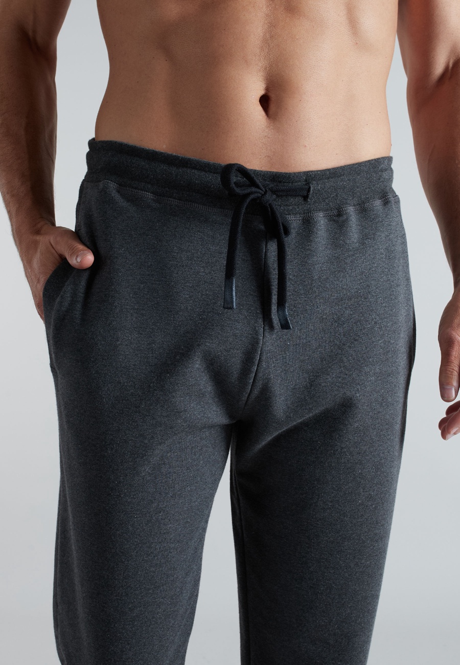 BUGATTI Herren Lange-Hose grau uni