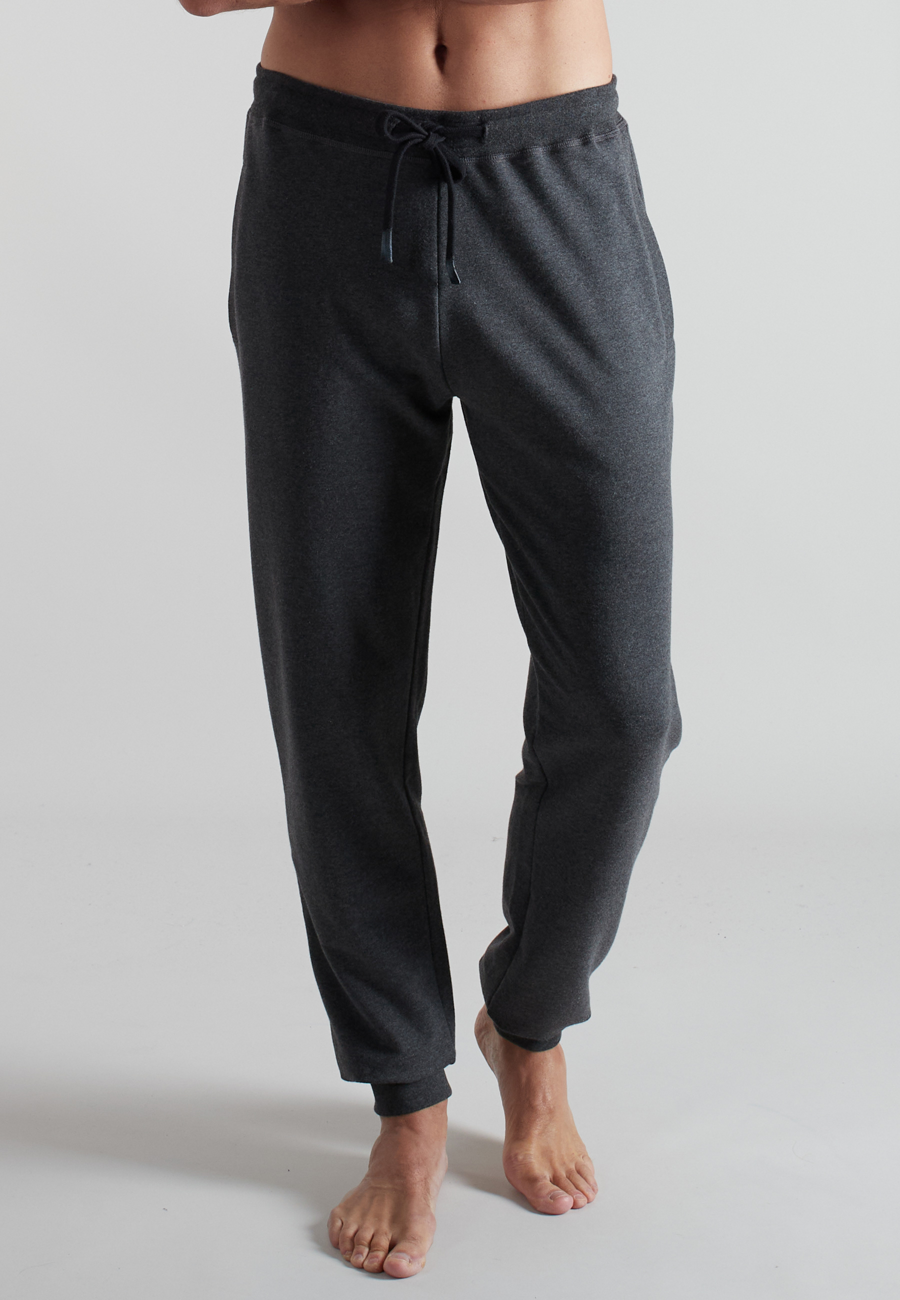 BUGATTI Herren Lange-Hose grau uni